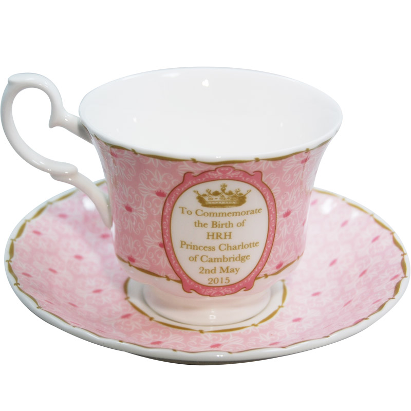 Princess Charlotte of Cambridge Commerative Fine Bone China Cup and Saucer, photo-1