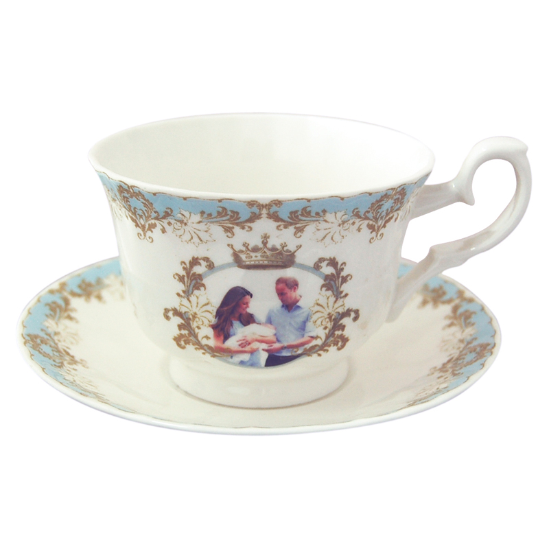 Prince George Commemorative Jumbo Cup & Saucer Set