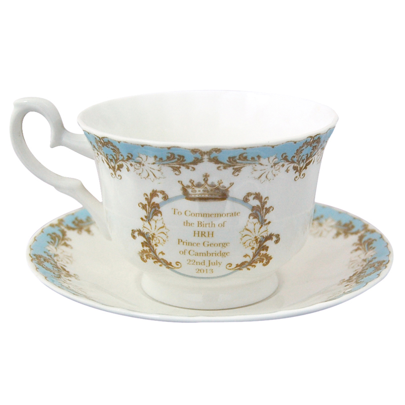 Prince George Commemorative Jumbo Cup & Saucer Set, photo-1