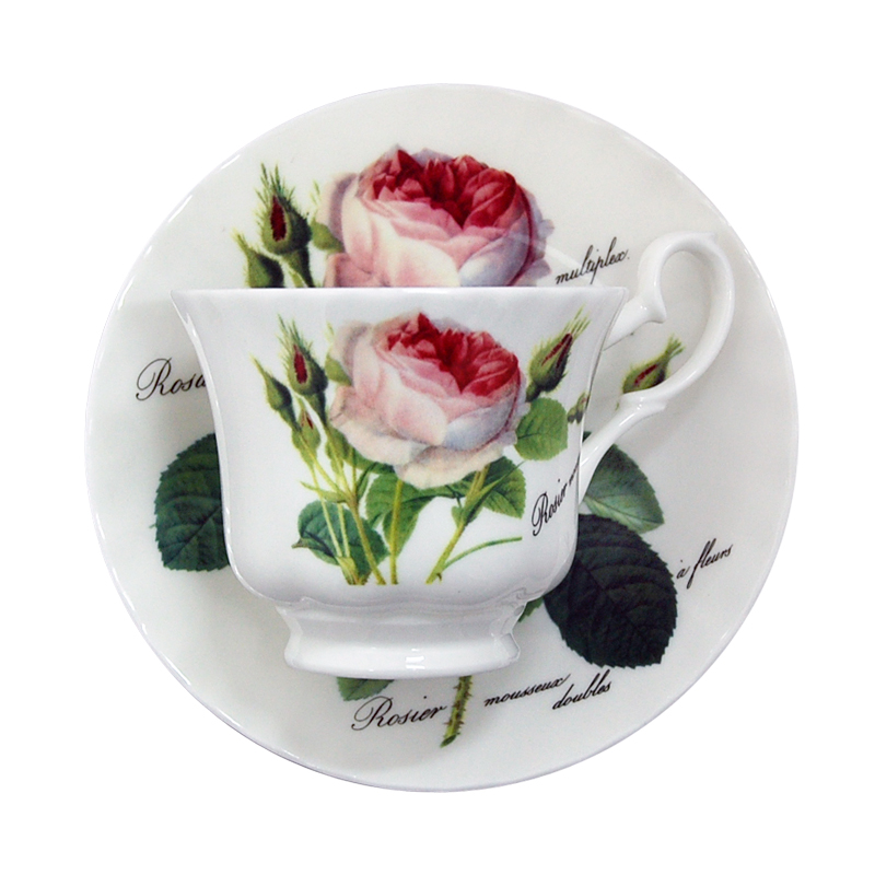 Redoute Rose Cup and Saucer Set, photo-1