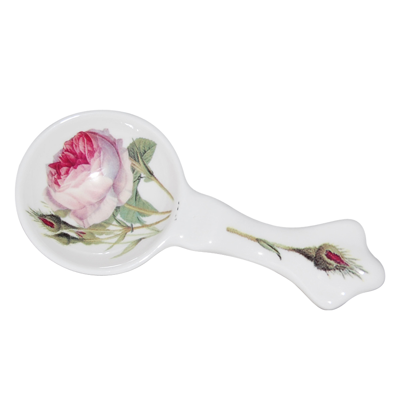 Redoute Rose Tea Caddy Spoon