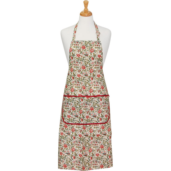 Birds & Roses - Cotton Kitchen Apron