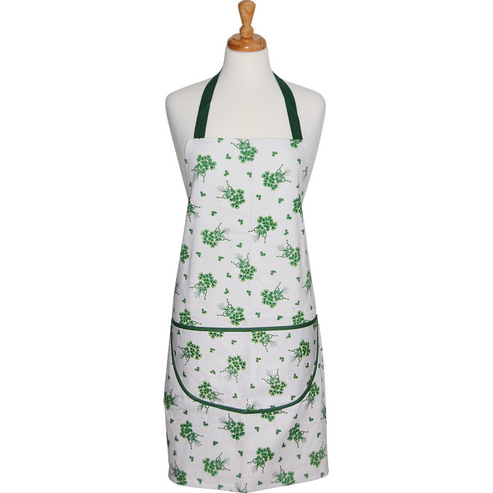 Cotton Apron - Shamrock Bunch