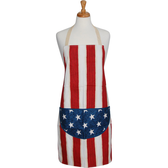 Cotton Apron - USA Stars and Stripes