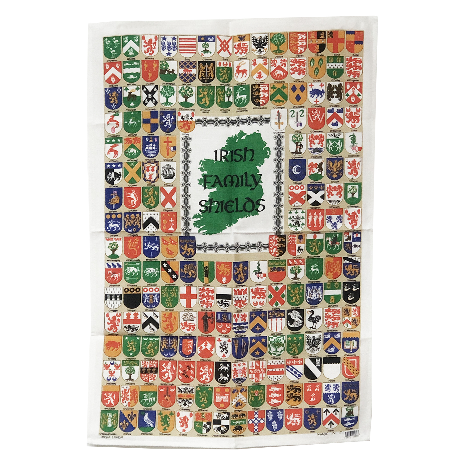 Irish Family Shields Tea Towel