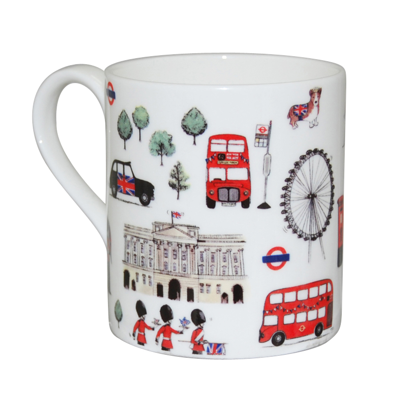 Royal Tea Party - London Souvenir Bone China Mug, photo-1