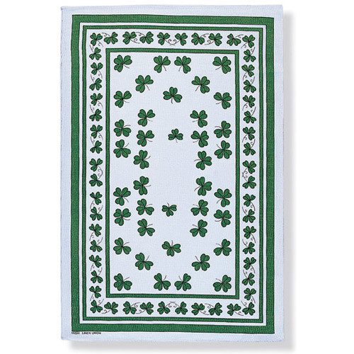 Shamrocks - Linen Tea Towel