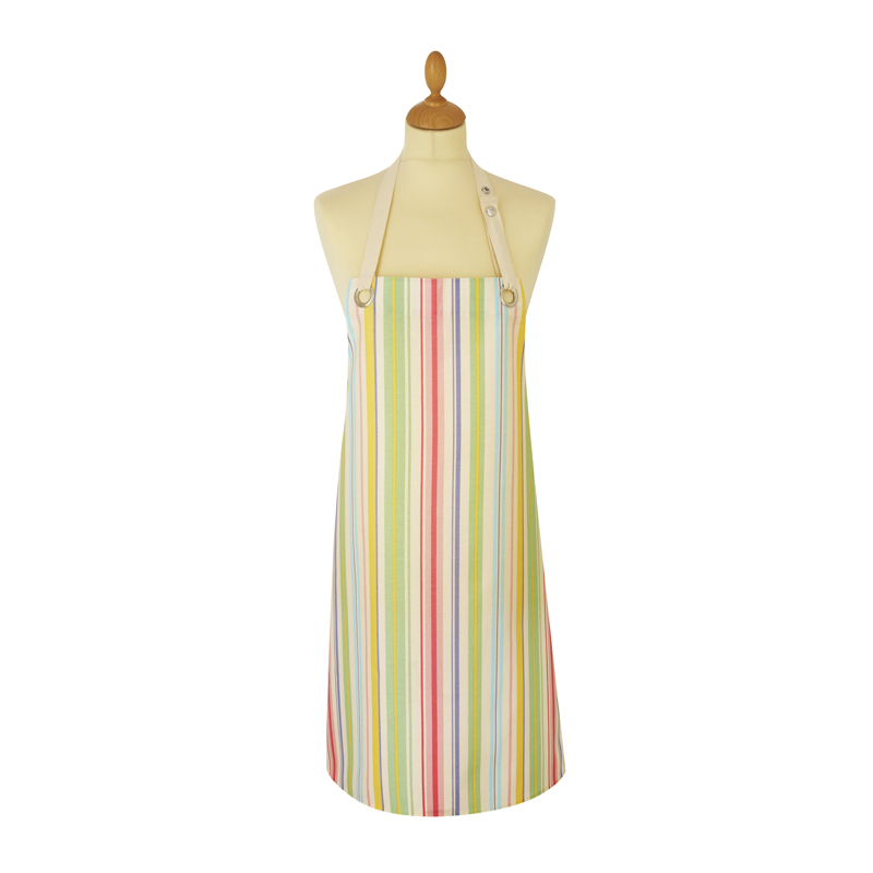 Oil Cloth Apron Candy Stripe