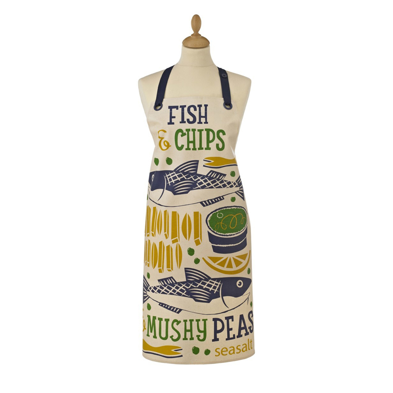 Seasalt Fish and Chips Oil Cloth Apron