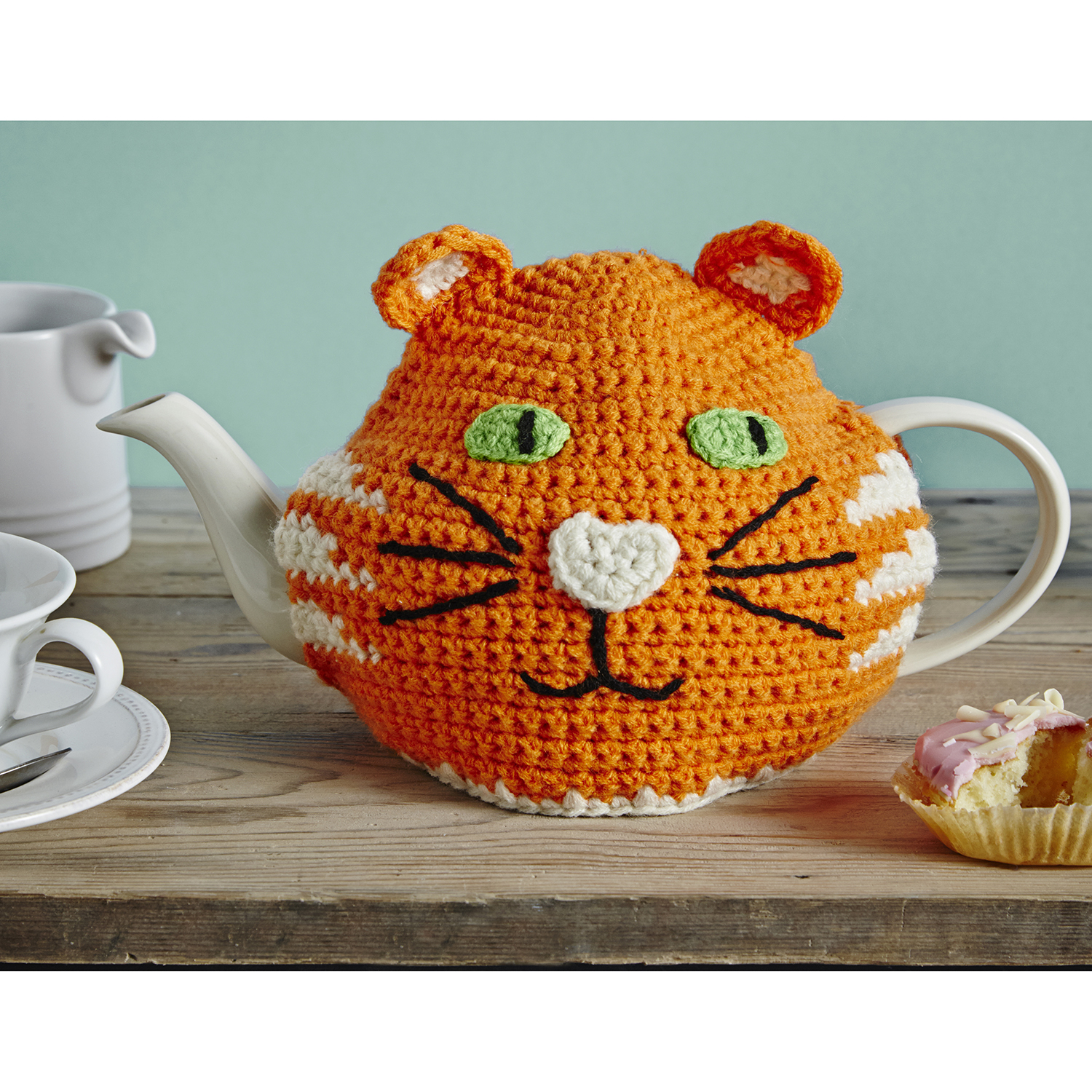 Ginger Cat Knitted Tea Cozy, photo-1