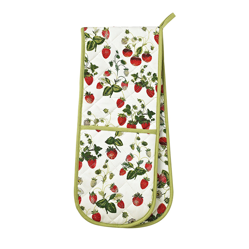 RHS Strawberry Double Oven Mitt