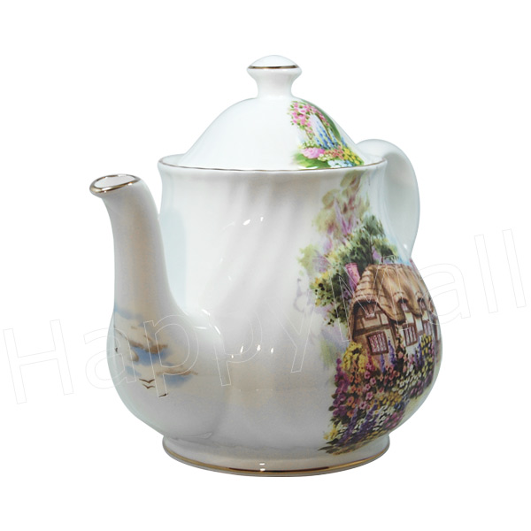 English Cottage Bone China Teapot - 6 Cup
