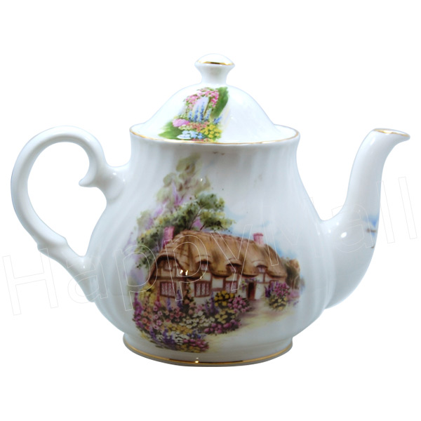 English Cottage Bone China Teapot - 6 Cup, photo-3