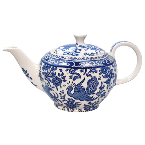 Burleigh - Large Teapot - Bluebird