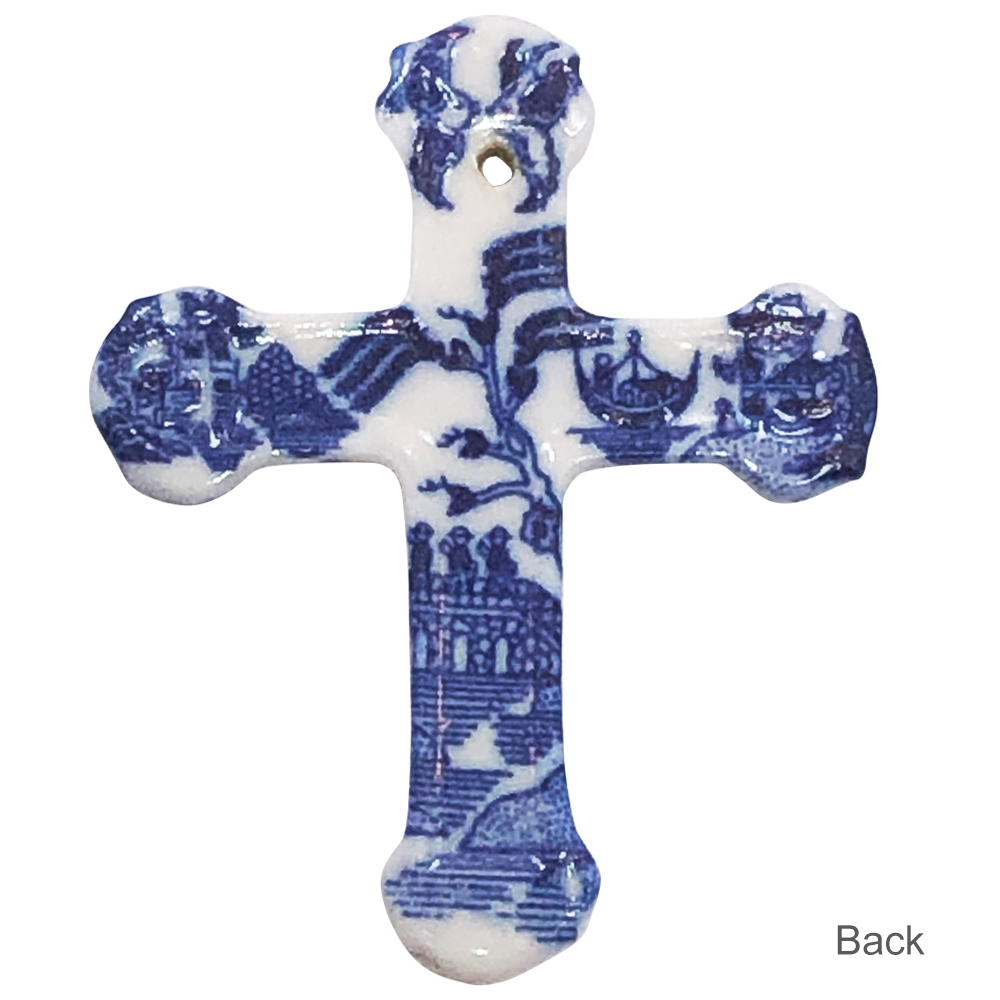 Blue Willow Jewelry, Cross Pendant, 2.5L, photo-1