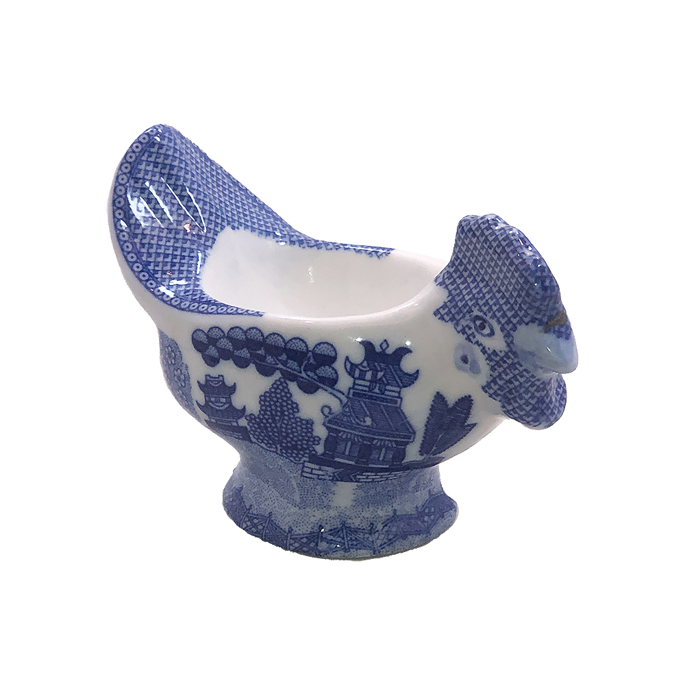 Blue Willow Hen Shape Egg Cup, 4L, photo-1