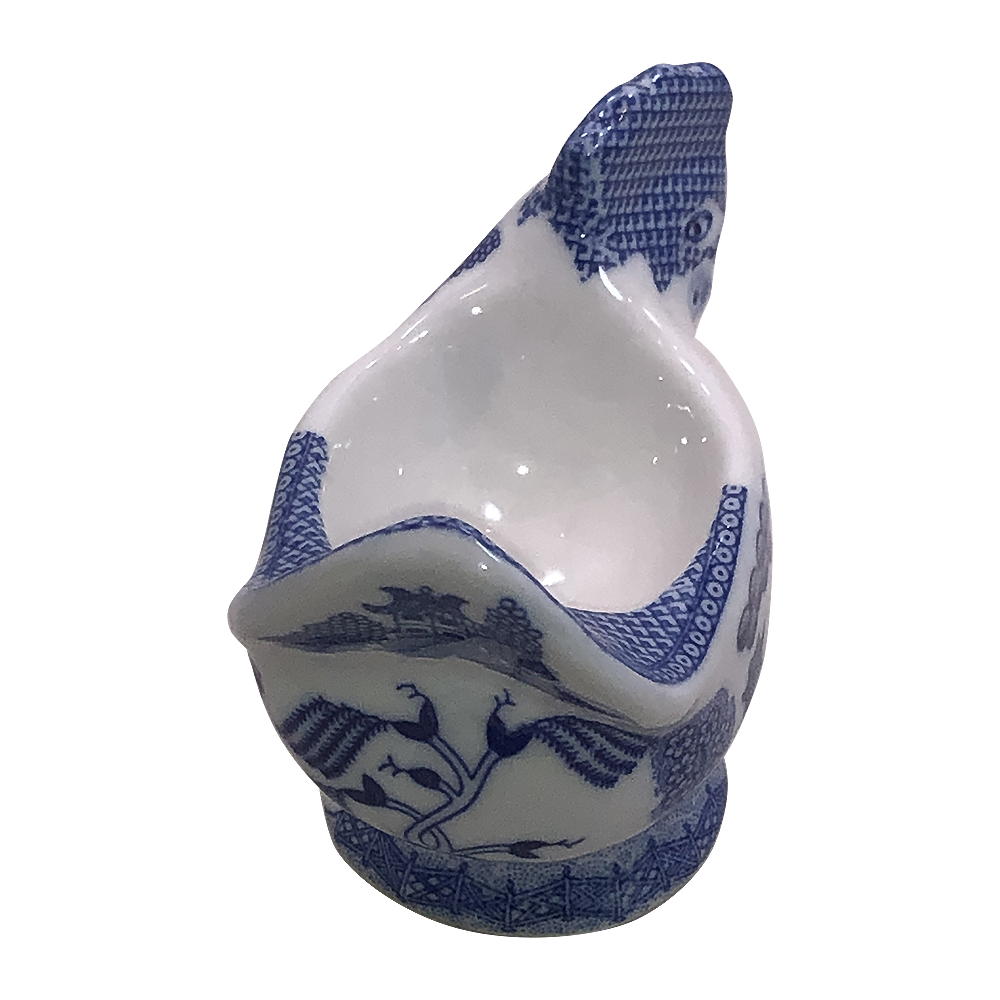 Blue Willow Hen Shape Egg Cup, 4L, photo-2