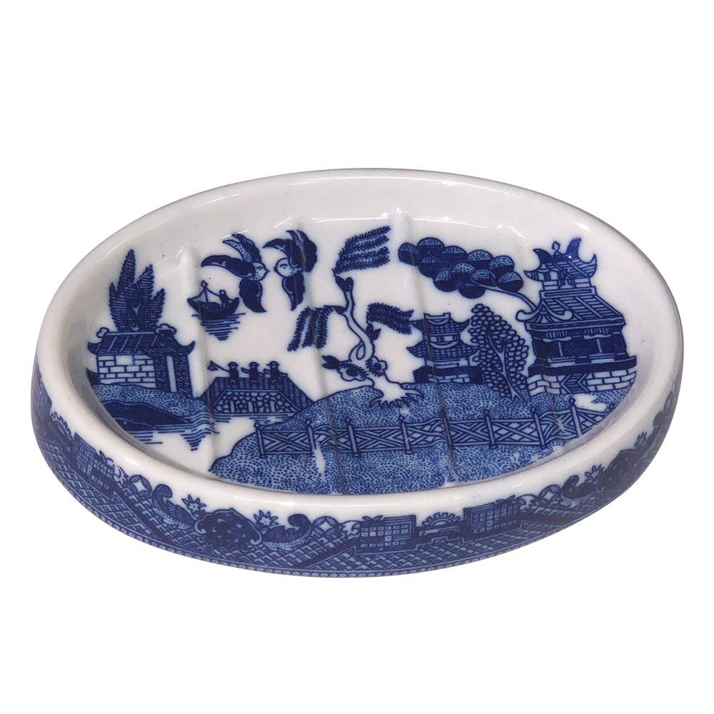 Blue Willow Soap Dish, 6L, photo-1