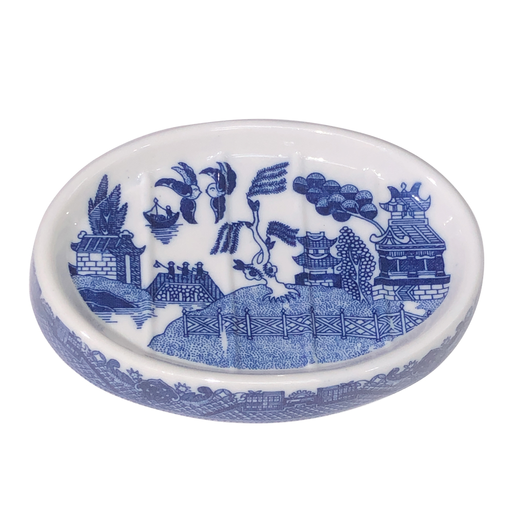 Blue Willow Soap Dish, 6L, photo-3