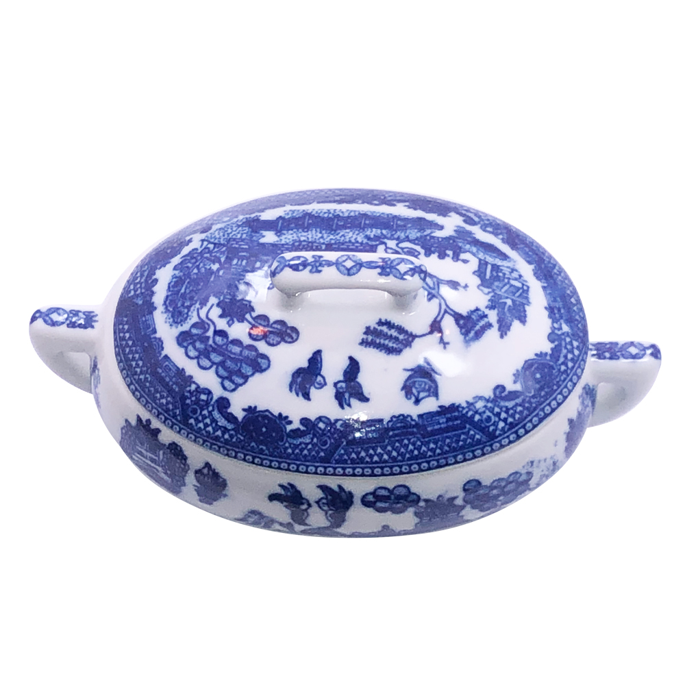 Mini Blue Willow Tureen with Cover, 5.5L, photo-1
