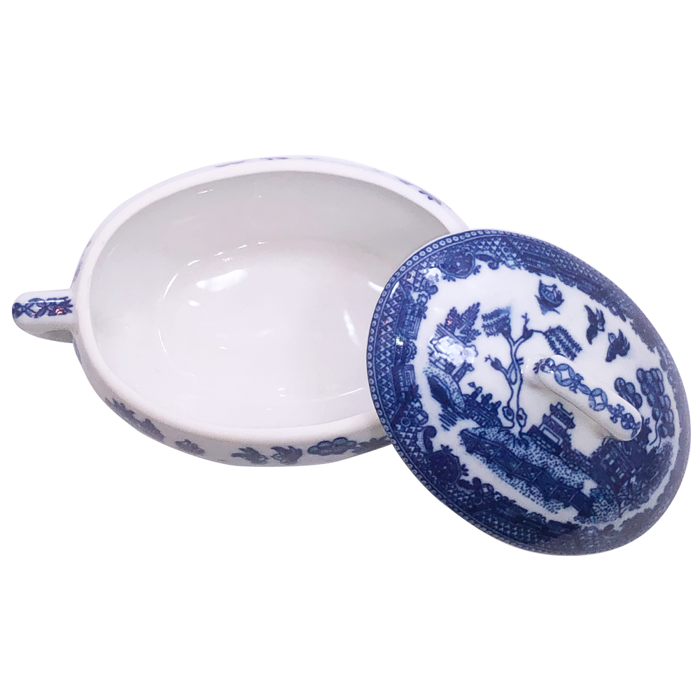 Mini Blue Willow Tureen with Cover, 5.5L, photo-2
