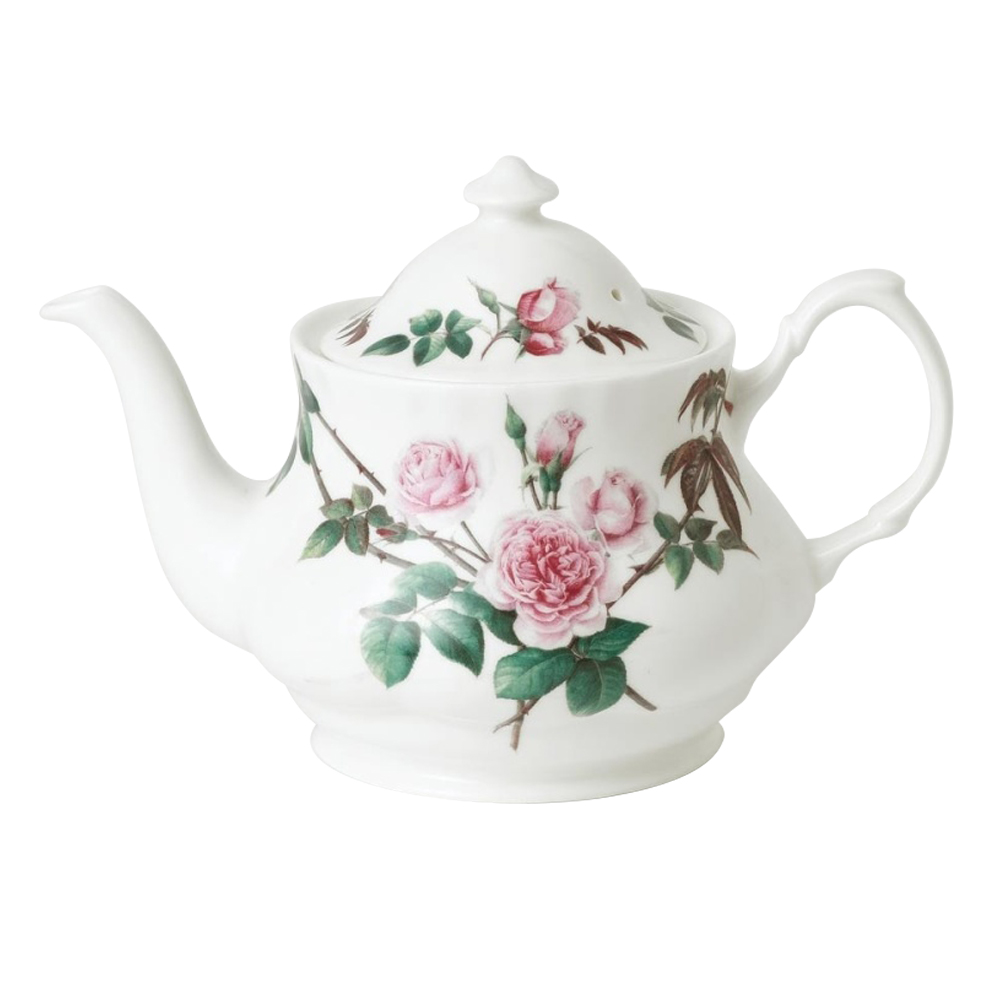 David Austin Roses Fine Bone China Teapot, 6-Cup