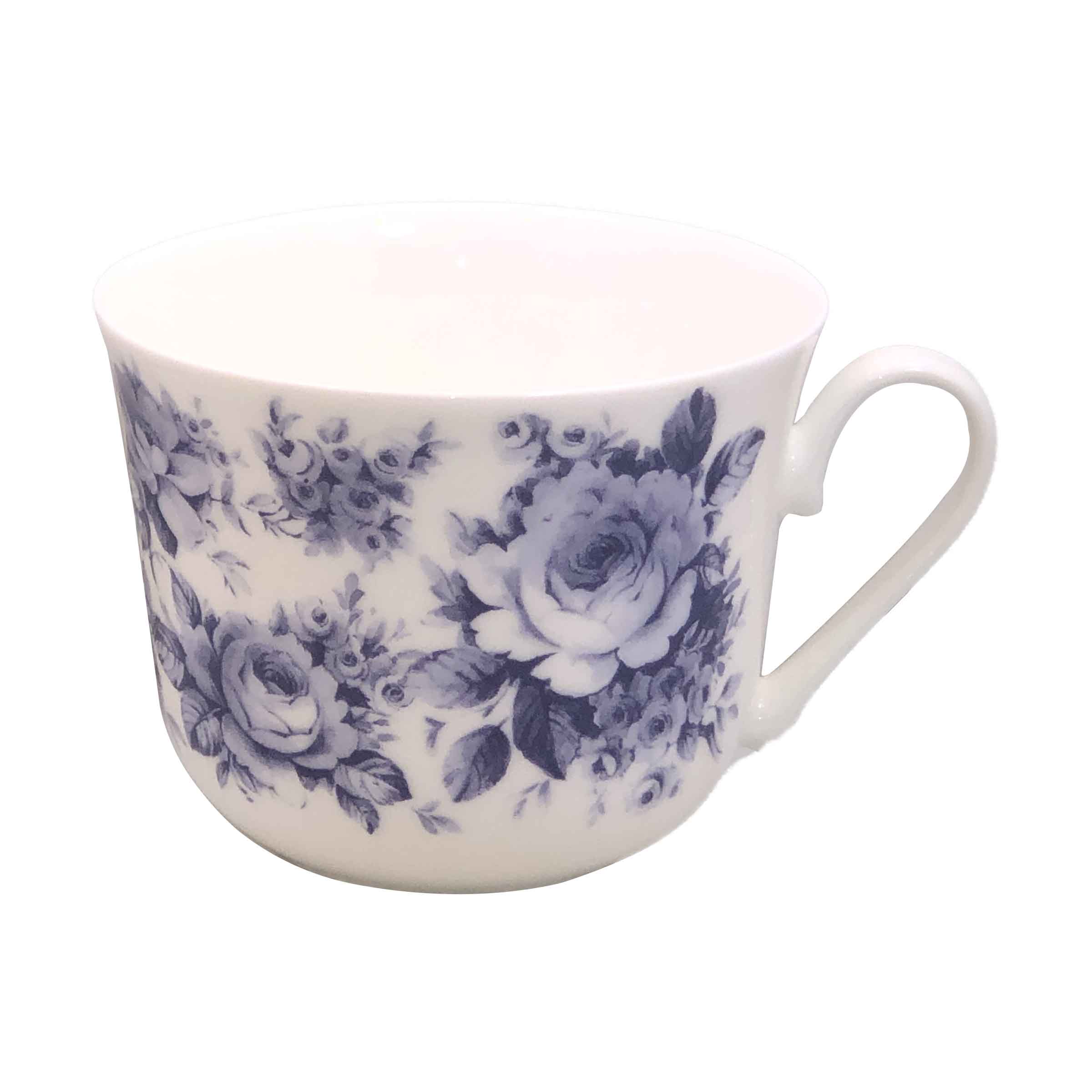 English Blue Chintz Breakfast Cup Only