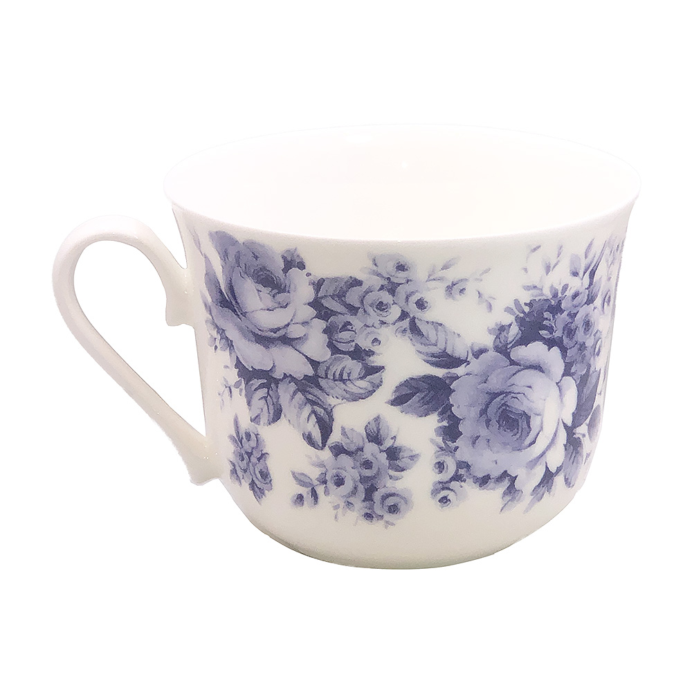 English Blue Chintz Breakfast Cup Only, photo-1