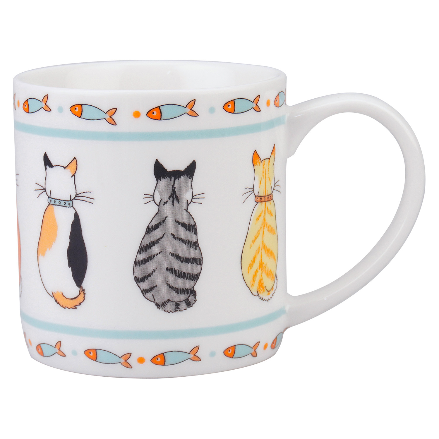 Cats in Waiting Bone China Mug
