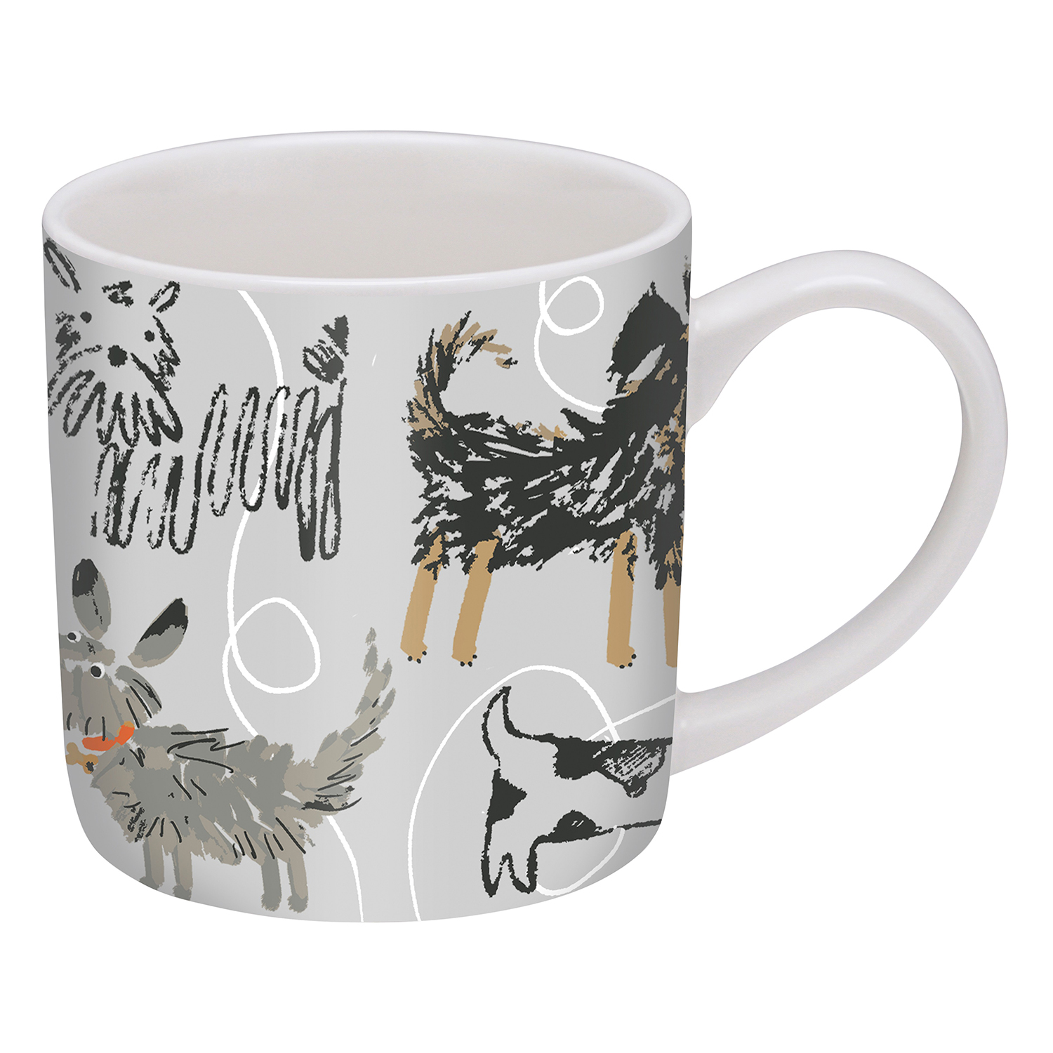 Dog Days Straight Sided Mug – New Bone China