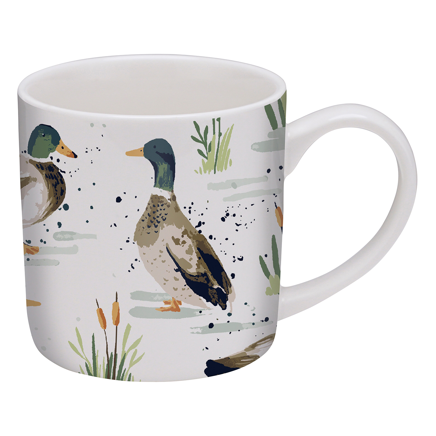 Farmhouse Ducks Straight Sided Mug – New Bone China