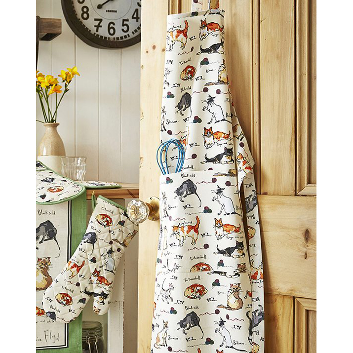 Cotton Apron MF Cats, photo-1