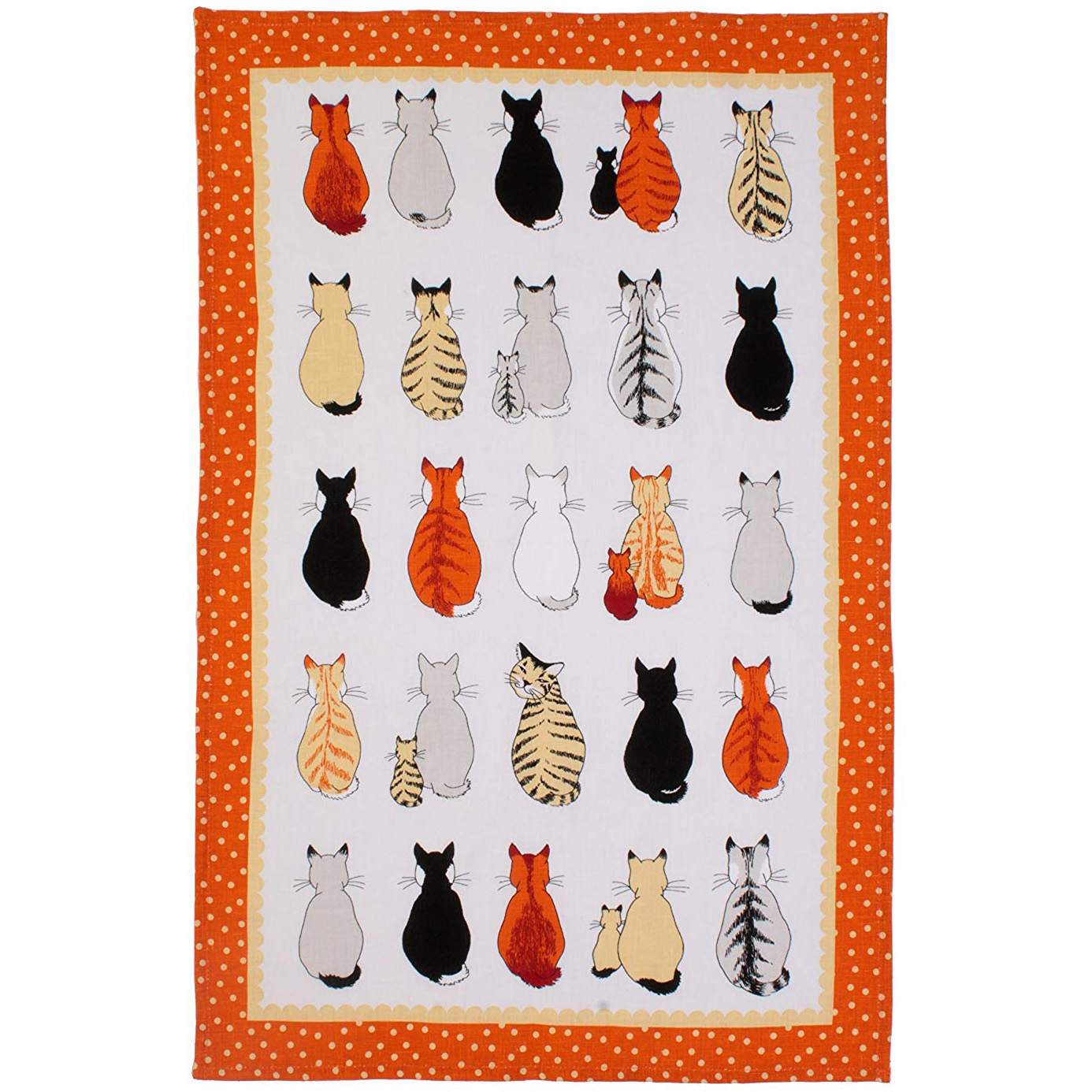 Cats In Waiting - Cotton Tea Towel