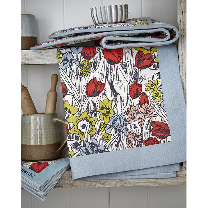  Cotton Tea Towel Cornish Garden, photo-1