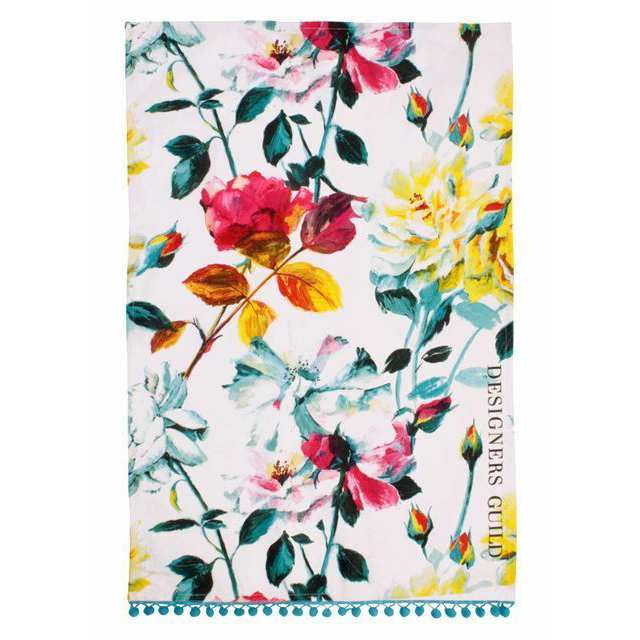 Cotton Tea Towel Couture Rose