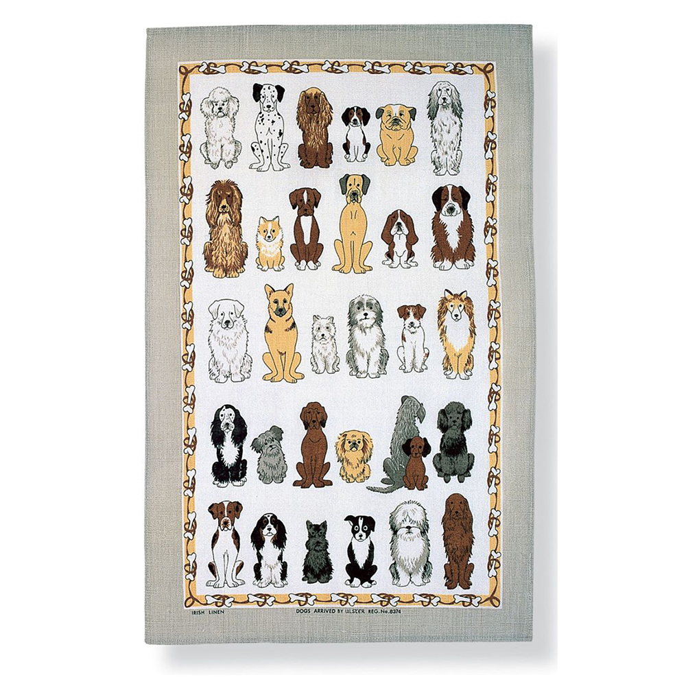 Cotton Tea Towel Dogs Arrived