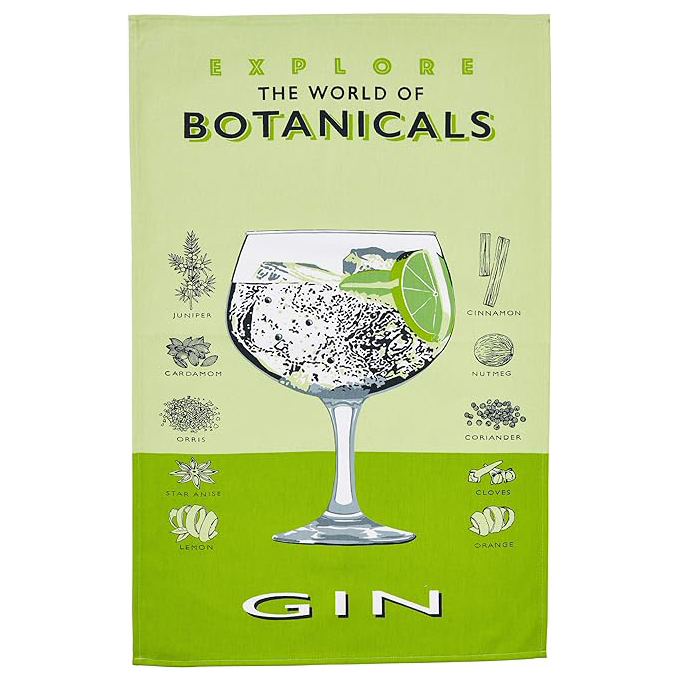 Cotton Tea Towel - Gin