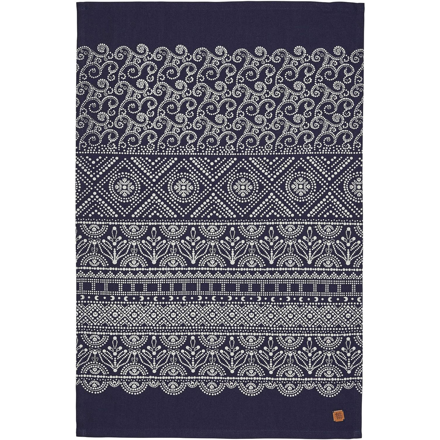 Cotton Tea Towel - Indigo Batik