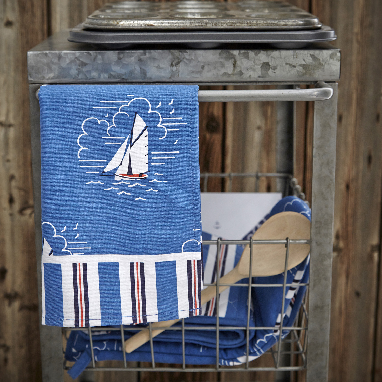 Cotton Tea Towel by Seasalt - The Seas in the Kitchen, photo-1
