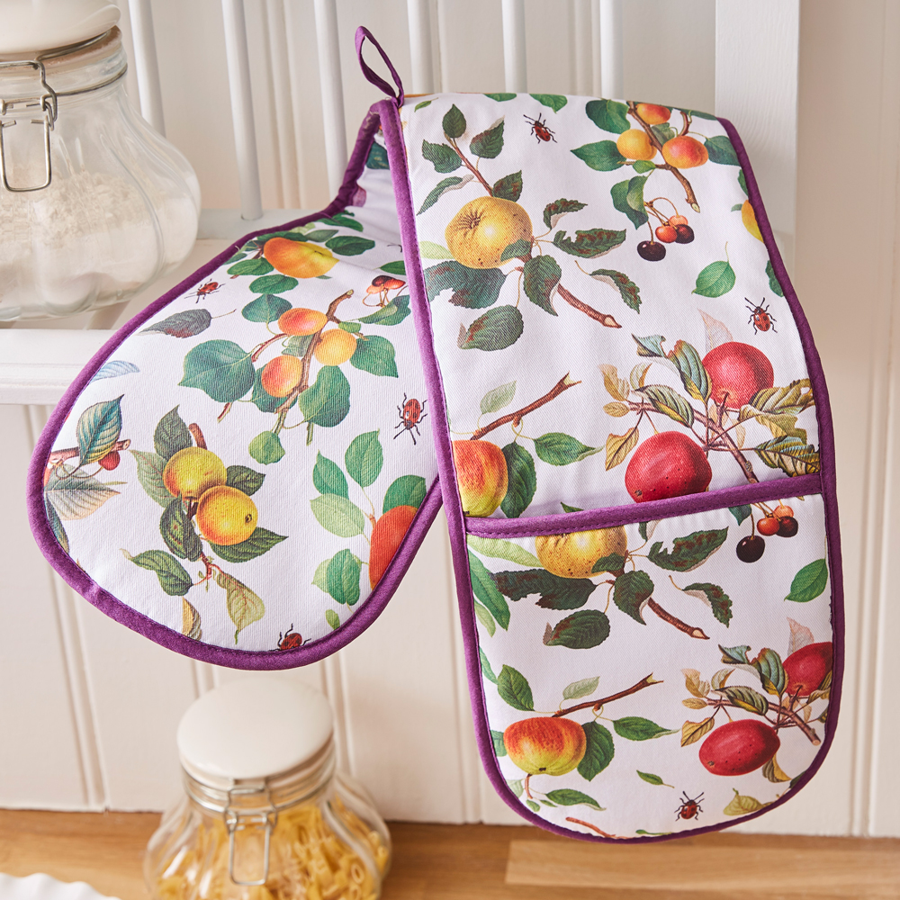 Double Oven Mitt - RHS Fruits, photo-1