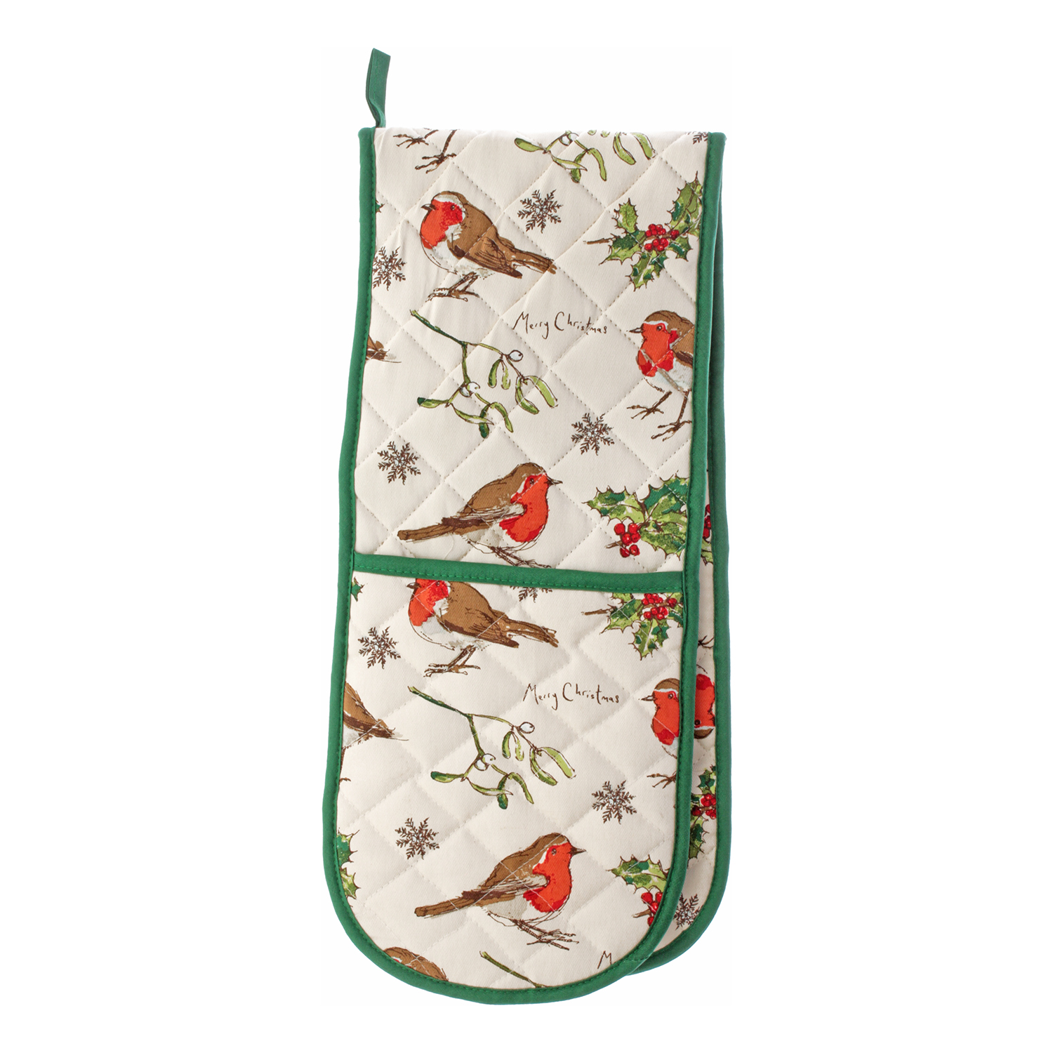 Holiday Double-Sided Oven Glove - Robins & Holly