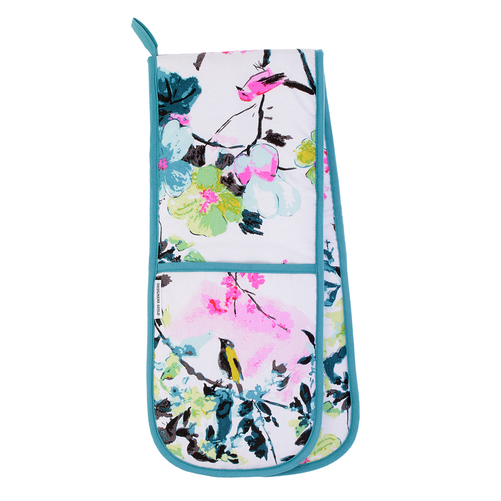 Double Oven Glove, Chinoiserie