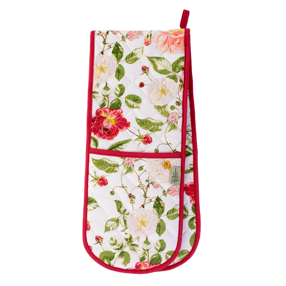 RHS Traditional Rose Double Oven Glove