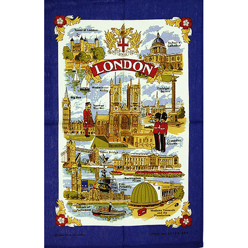 London Blue, Tea Towel