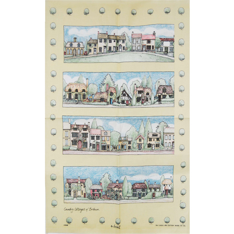 Street Cottages, Tea Towel