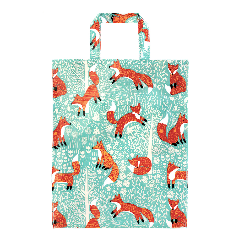 Foraging Fox, PVC Tote Bag, 12.4x15.4