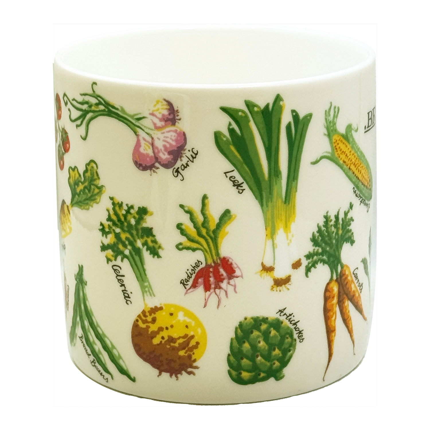 Fresh Vegetables Straight Sided China Mug, photo-1