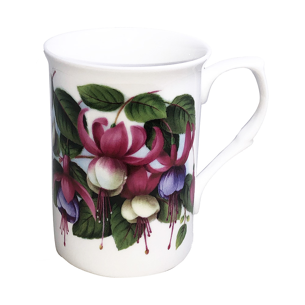 Fuchsia Flower Tea Mug