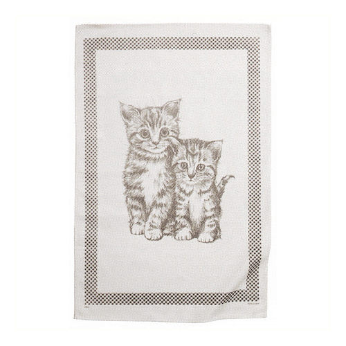 Purr-fect Partners, Cotton Tea Towel