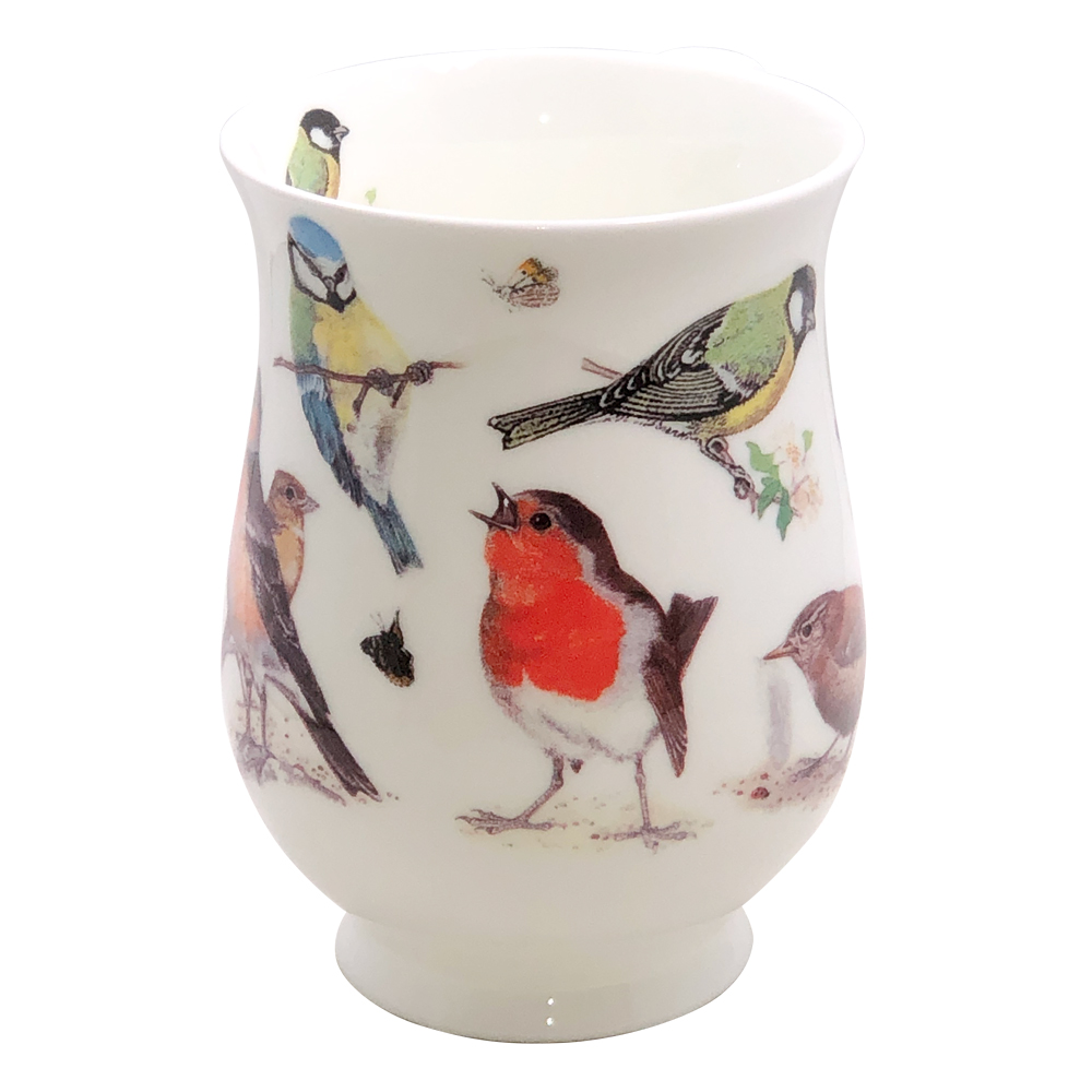 Garden Birds Curvy and Footed Mug, photo-1